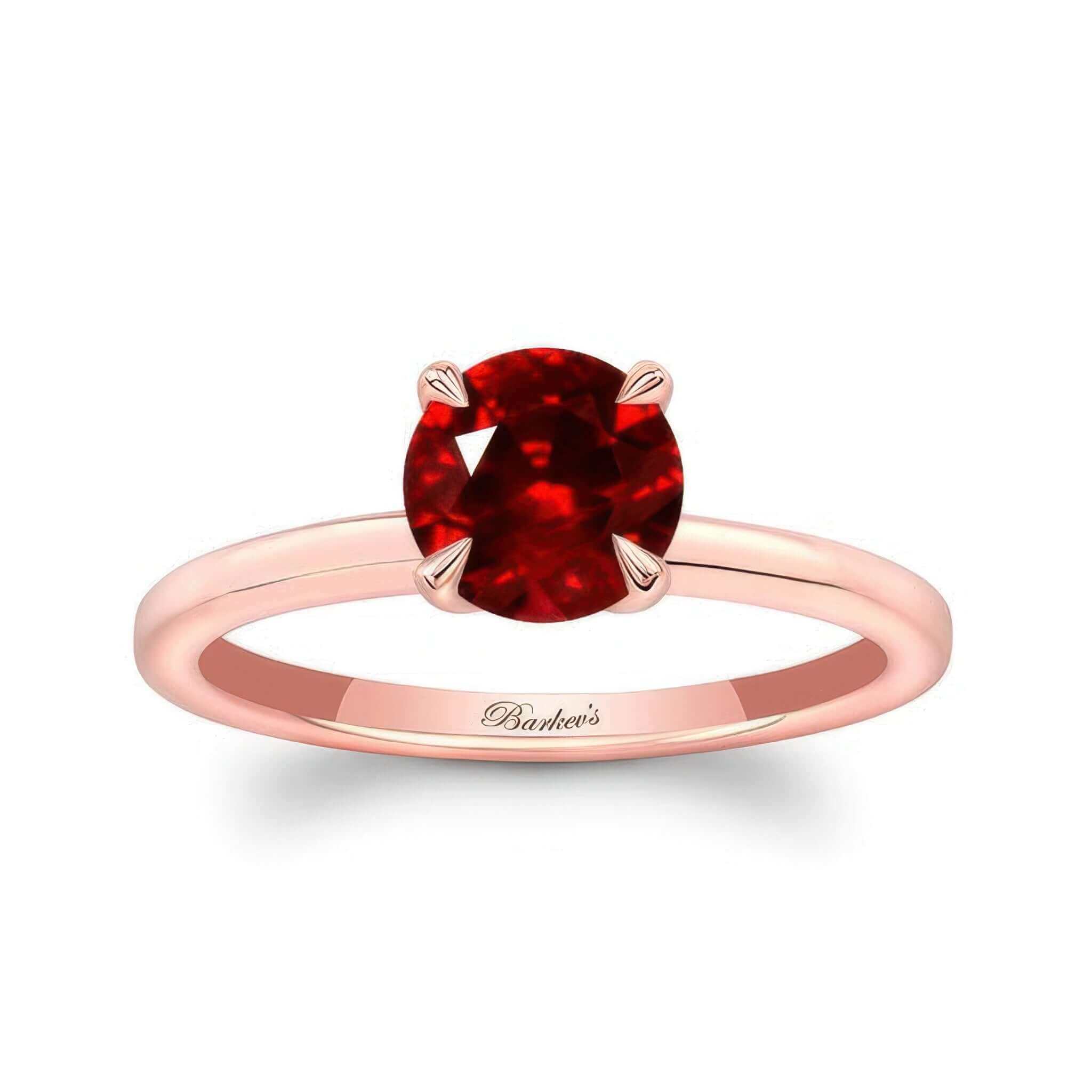 Ruby And Diamond Micro Pave Hidden Halo Ring