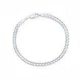 Men's Silver Curb Bracelet