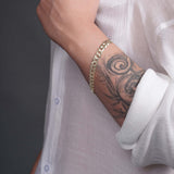 Men's Silver Curb Bracelet