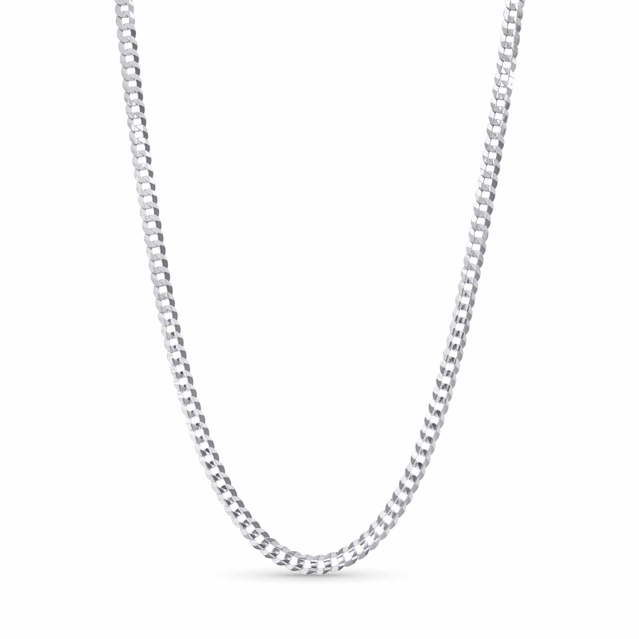 Men's Curb Silver Chain