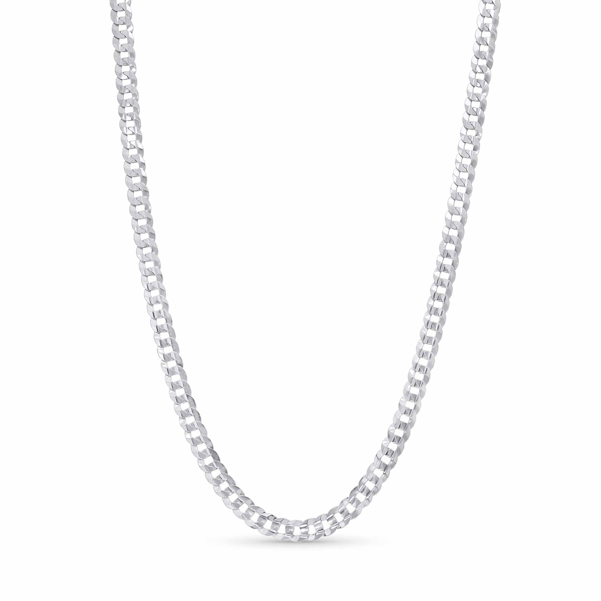 Men's Curb Silver Chain