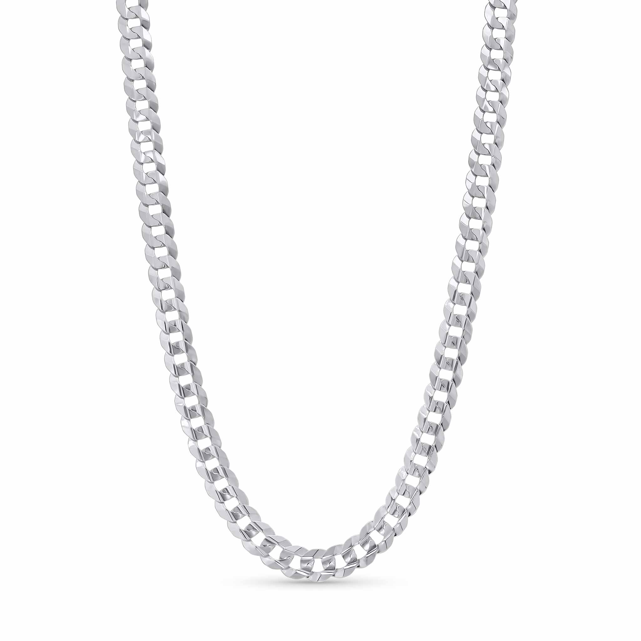 Men's Curb Silver Chain