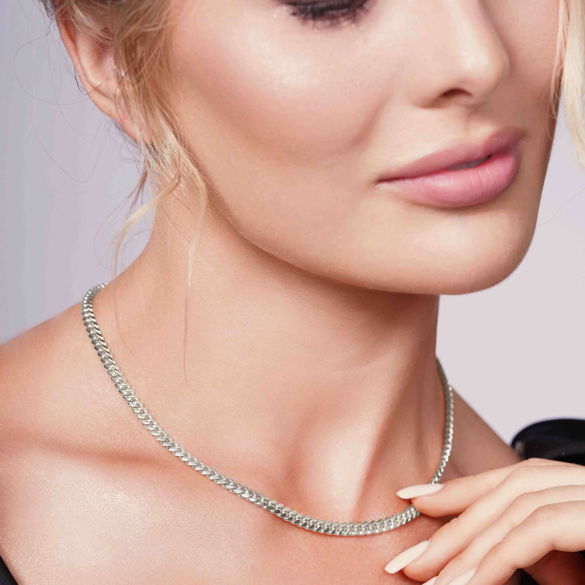 Silver Miami Cuban Chain
