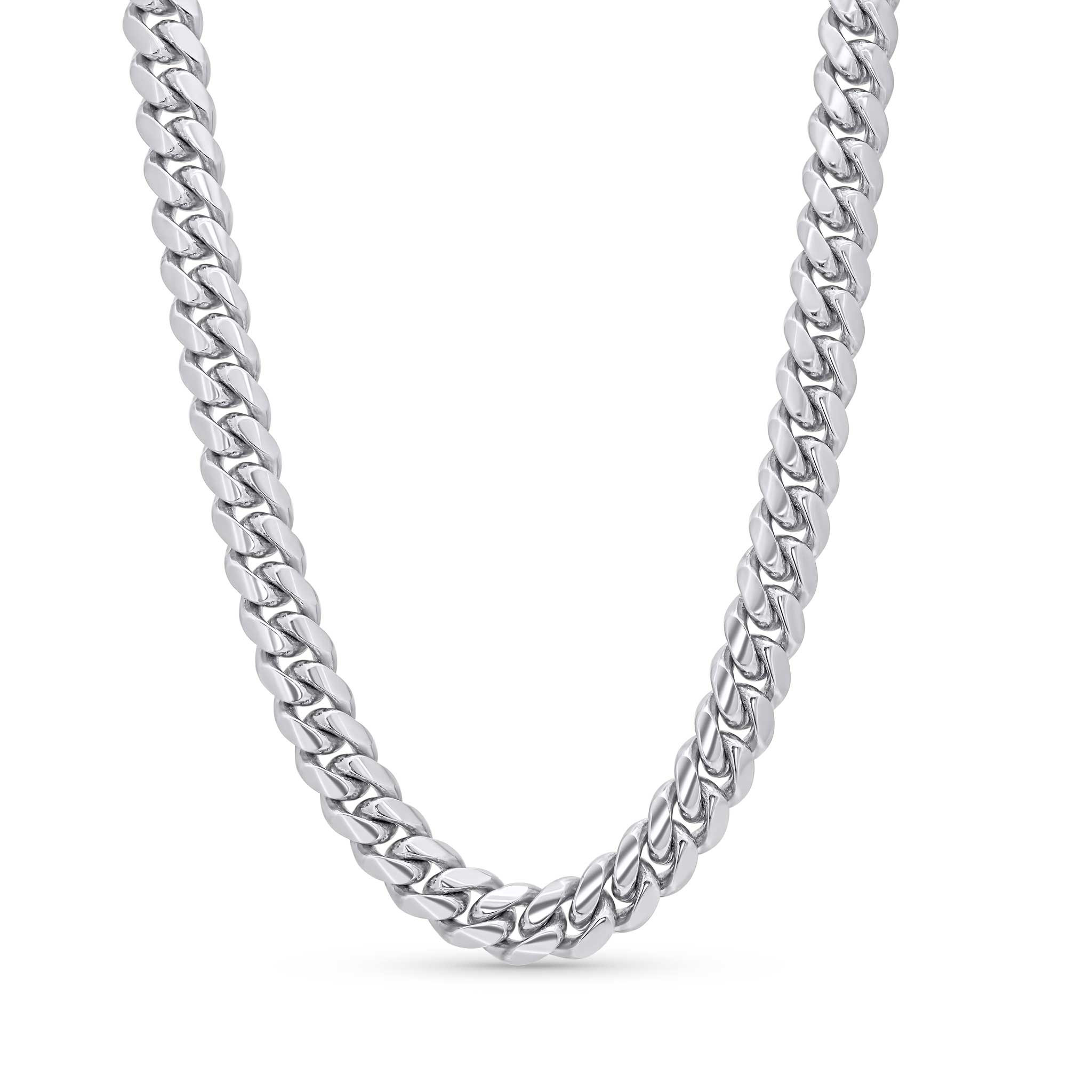Men's Silver Miami Cuban Chain
