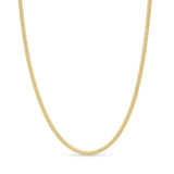 Men's Vermeil Miami Cuban Chain made with high-quality 18k gold vermeil showcasing timeless elegance.