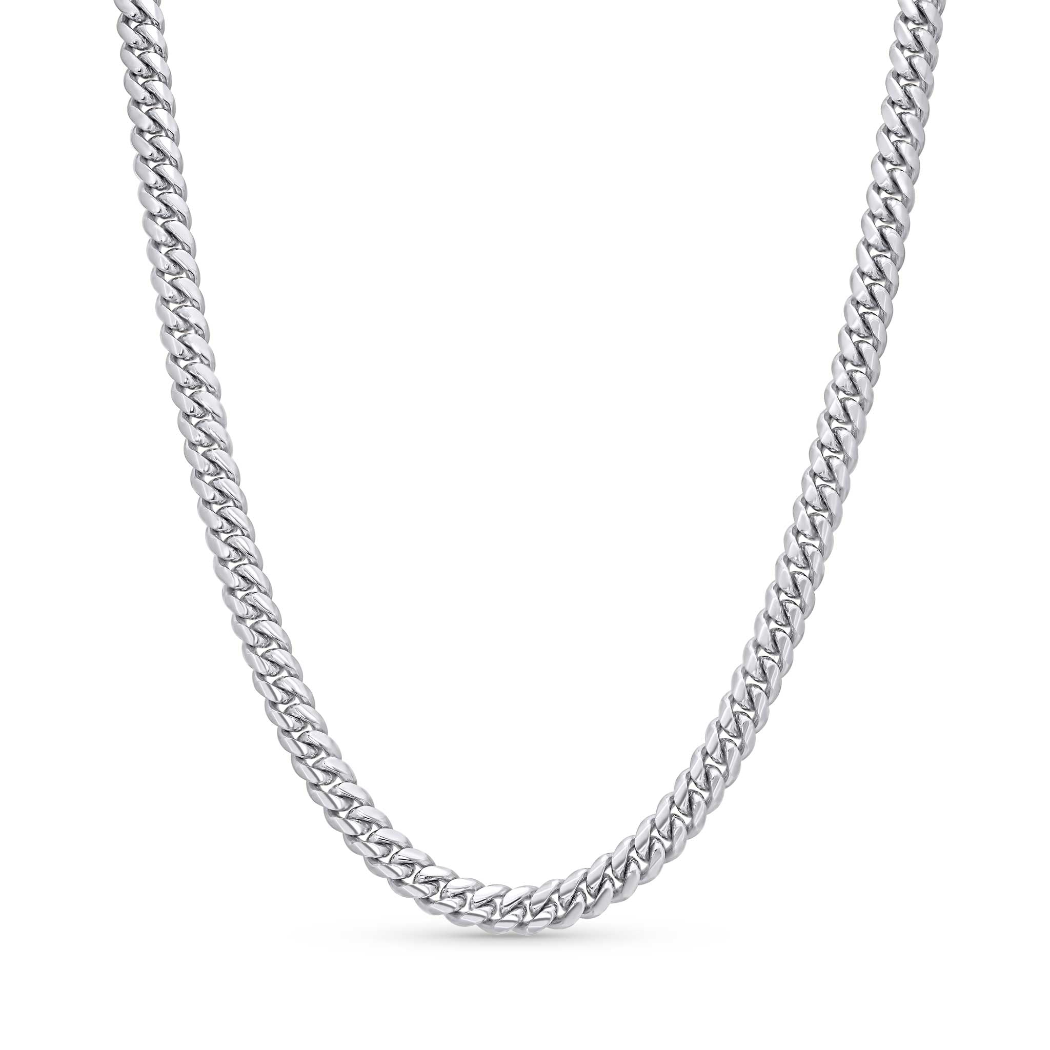 Men's Silver Miami Cuban Chain