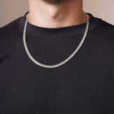 Men's Silver Miami Cuban Chain