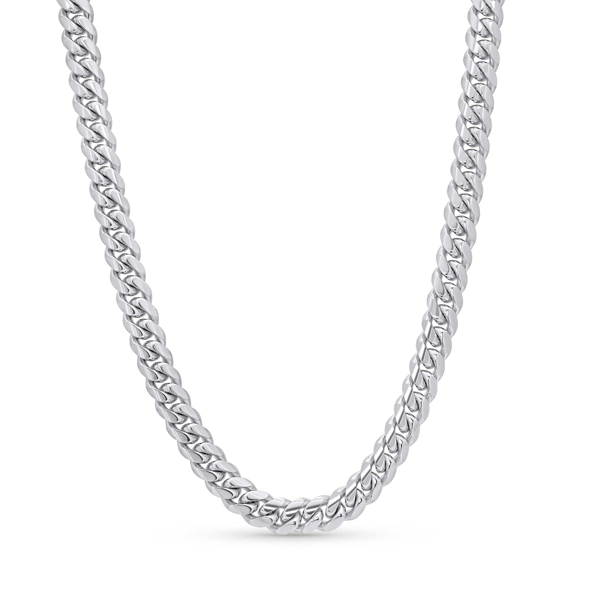 Men's Silver Miami Cuban Chain
