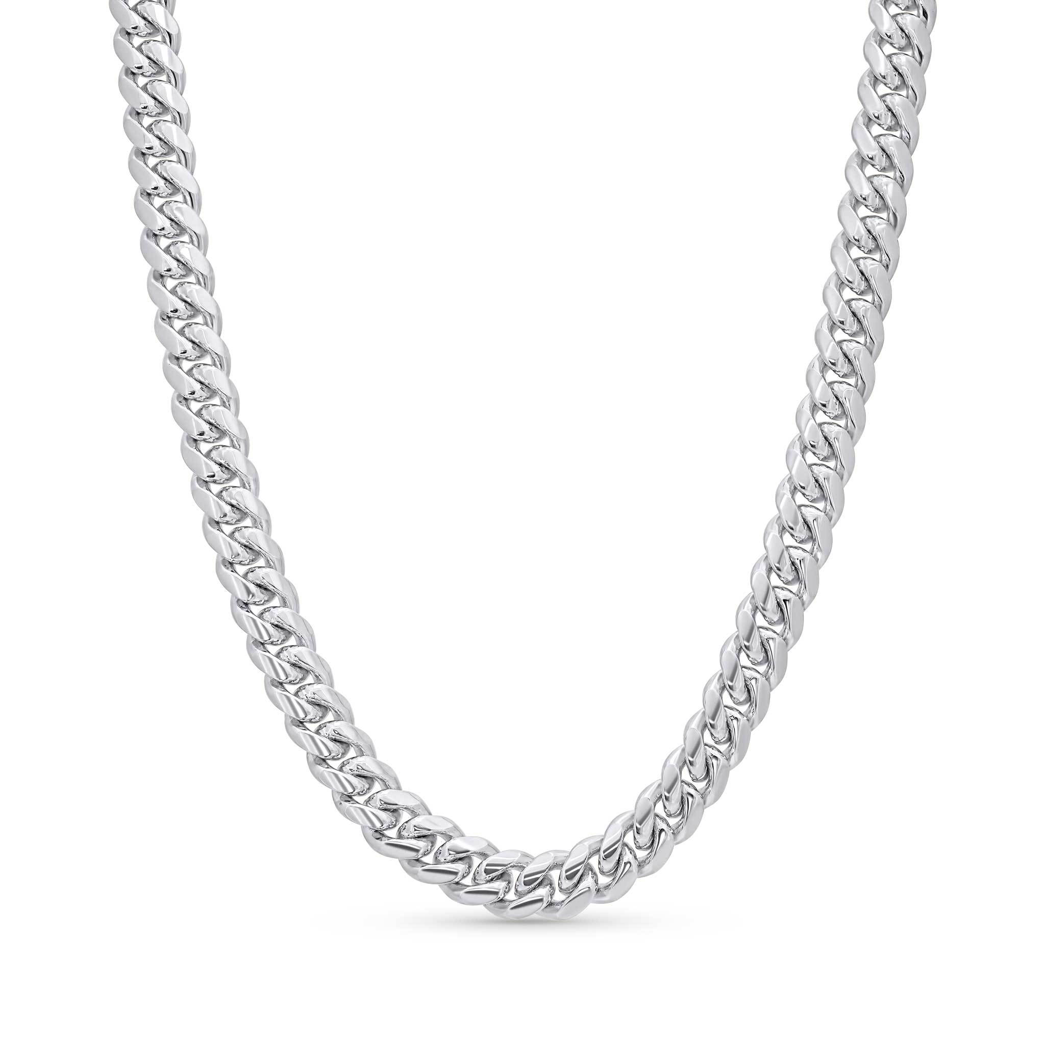Men's Silver Miami Cuban Chain