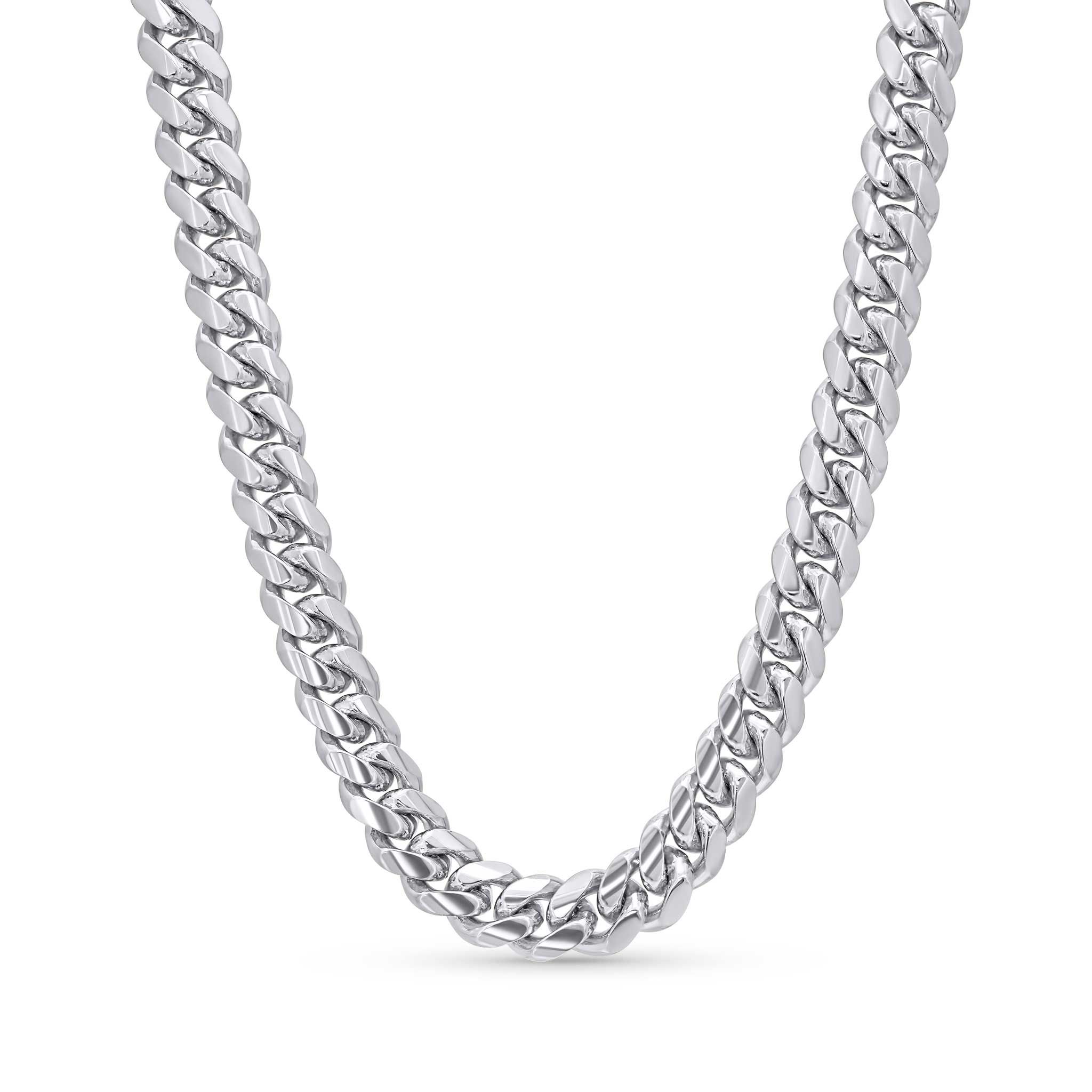 Men's Silver Miami Cuban Chain