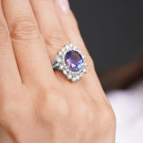 5 Carat Oval Tanzanite Ring