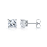 0.50ct. Princess Cut Lab Diamond Studs