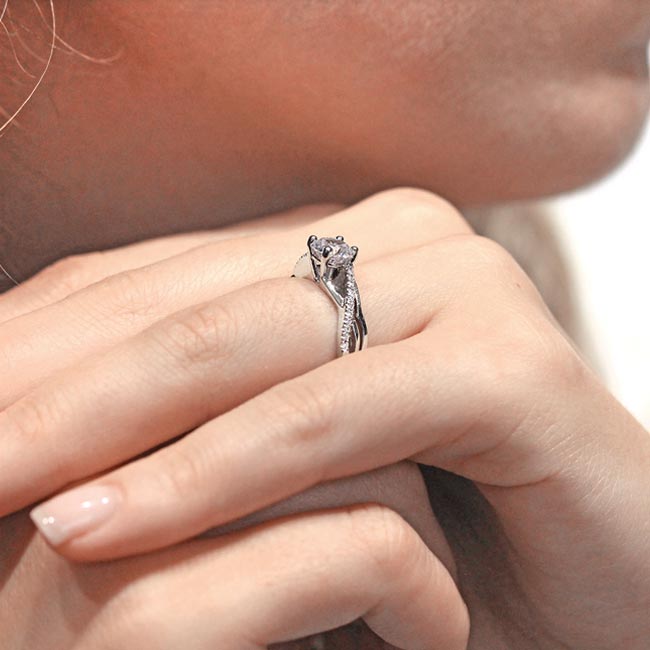 Simple Lab Grown Diamond Bridal Set Image 5