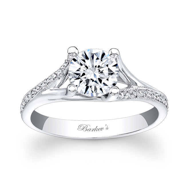 V Shaped Engagement Ring