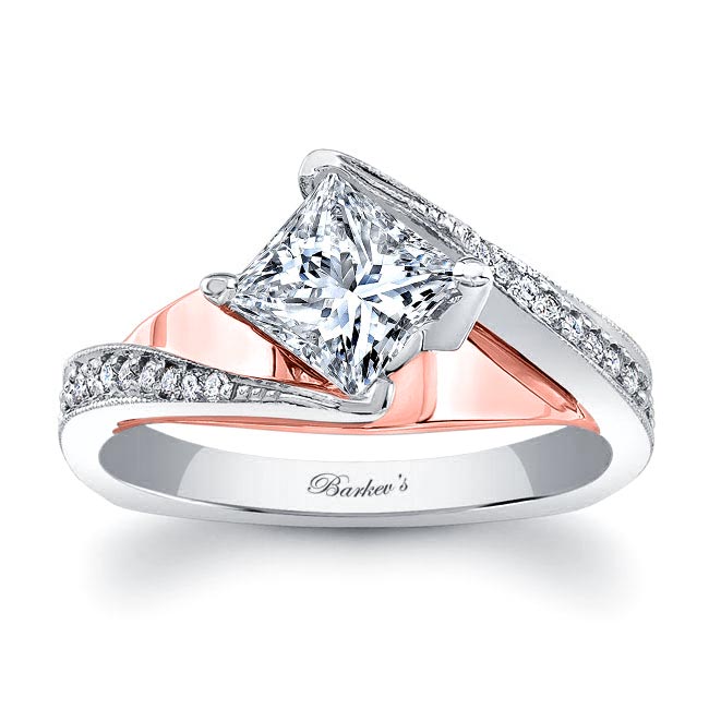1 Carat Princess Cut Diamond Engagement Ring
