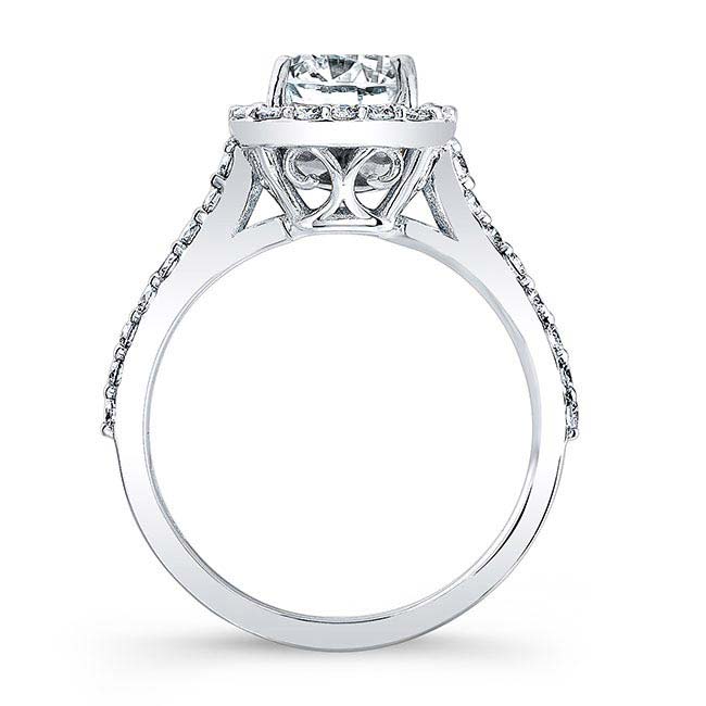 Radiant Cut Diamond Halo Ring | Barkev's