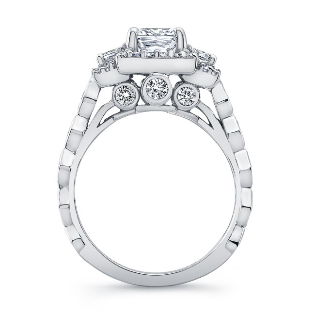  Vintage Three Stone Engagement Ring Image 6