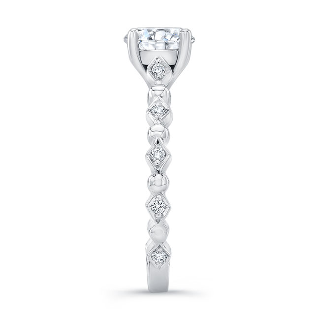  Art Deco Engagement Ring Image 3