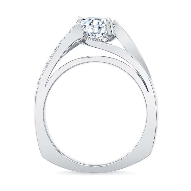  Moissanite Pave Diamond Ring Image 2