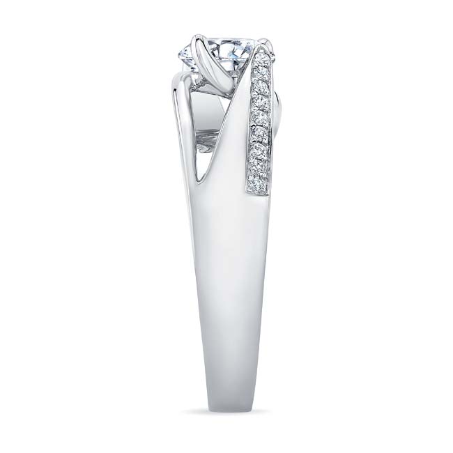  Moissanite Pave Diamond Ring Image 7