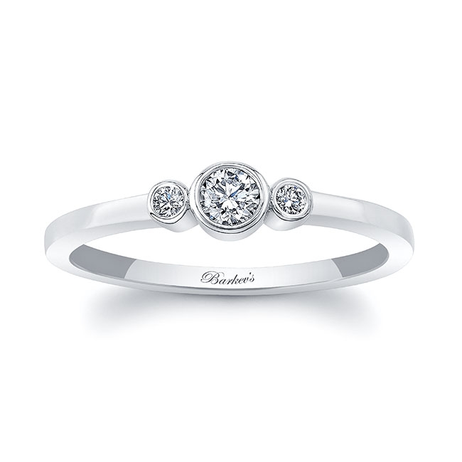 Sophia Three Stone Promise Ring