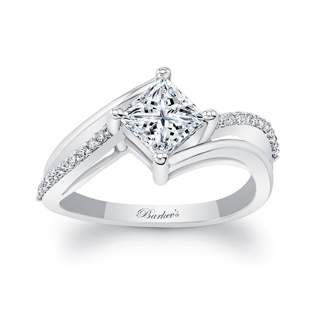  Princess Cut Diamond Engagement Ring Image 4