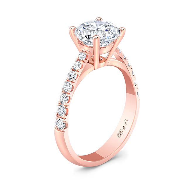 Barkev's Rose Gold Engagement Ring 7922LTW
