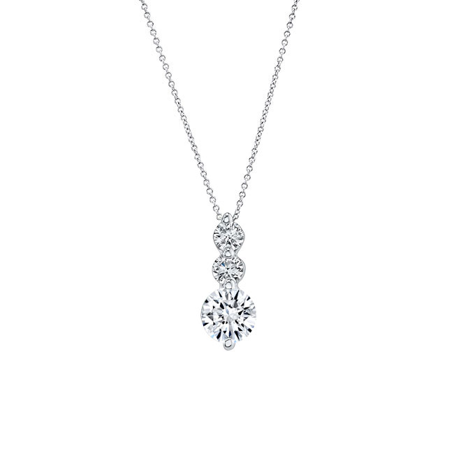 Platinum Lab Diamond Necklace