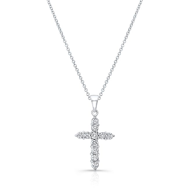  Diamond Cross Necklace Image 3