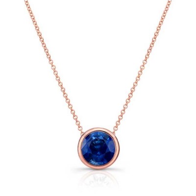 Sapphire Necklace Gold Sapphire Necklace Necklaces for 