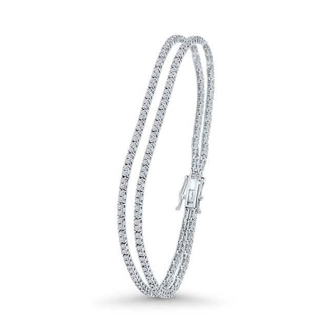 2.5 Carat 2 Row Diamond Tennis Bracelet