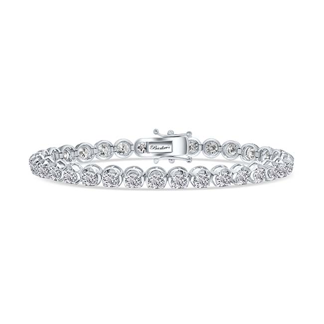 8 Carat Crown Prong Lab Diamond Tennis Bracelet