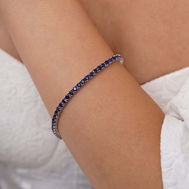 Sapphire Tennis Bracelet Image 3