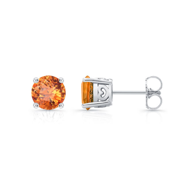 Simple 1.00ct. Citrine Studs Image 2