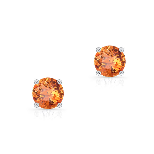 Simple 1.00ct. Citrine Studs