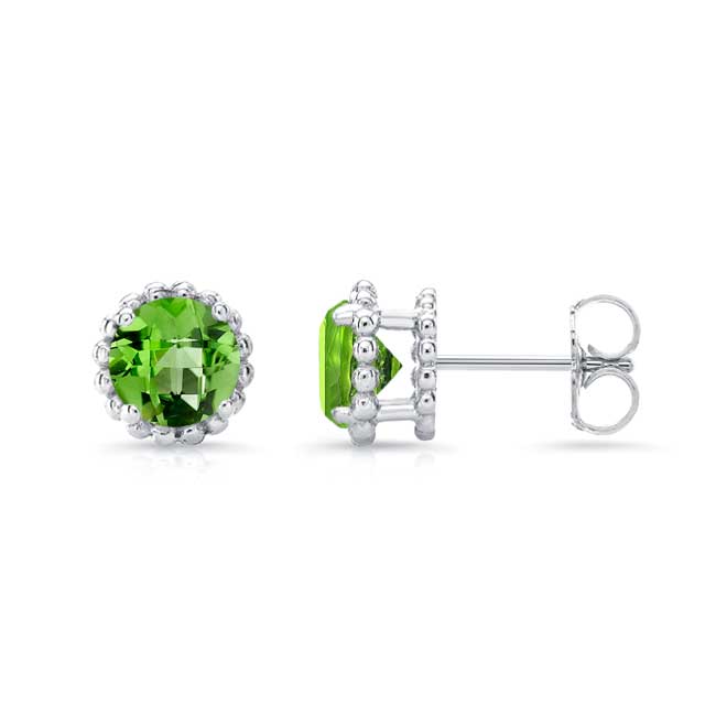 1.00ct. Peridot Studs Image 2