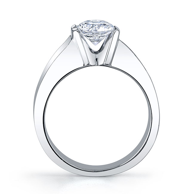 Round Cut Solitaire Diamond Ring Image 2