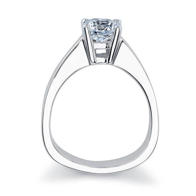 Solitaire Round Engagement Ring Image 2