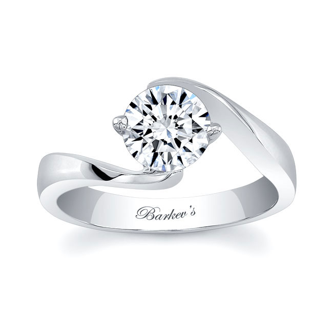 Contemporary Solitaire Ring