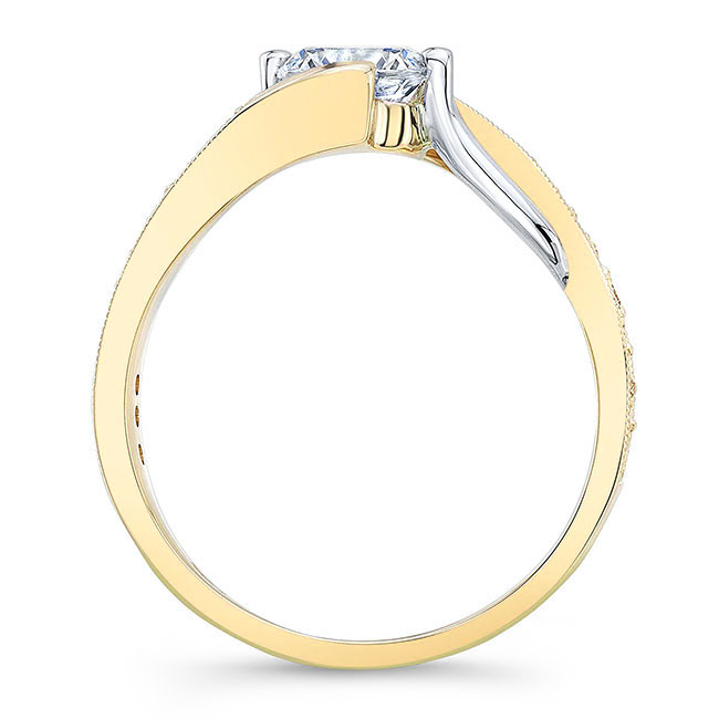 Yellow Gold Bypass Ring Image 2