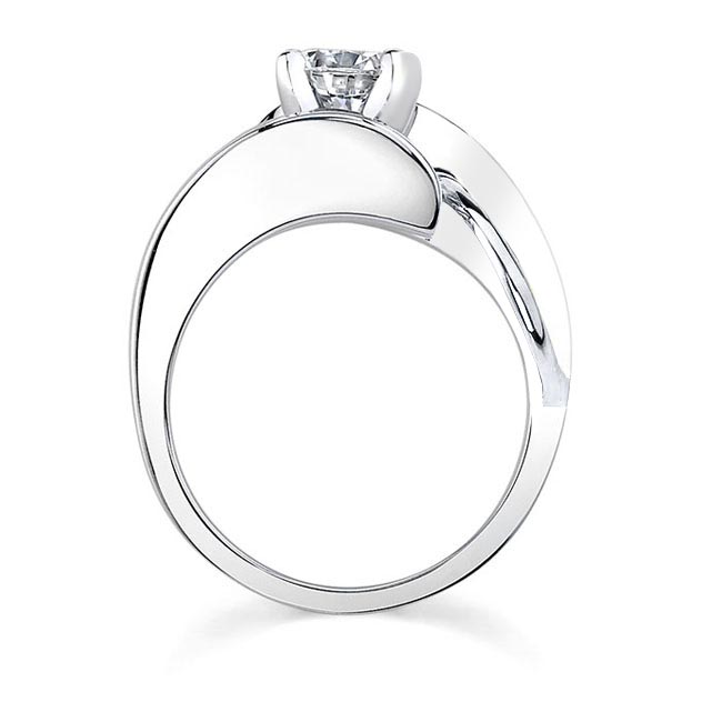 Unusual Solitaire Engagement Ring Image 2