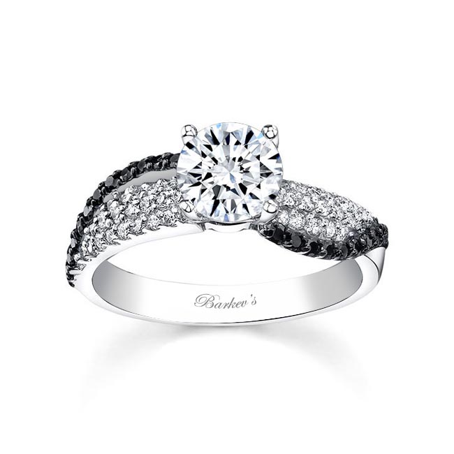 Swirl Moissanite Ring