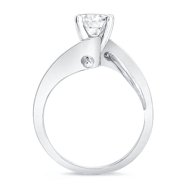 Wire Accent Solitaire Ring Image 2