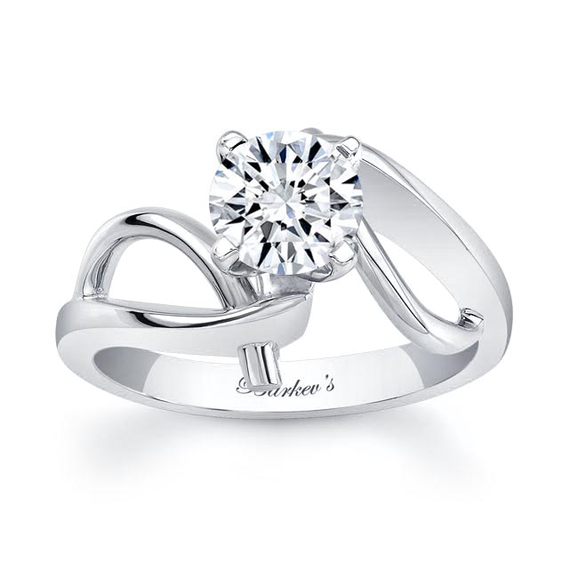 Wire Accent Solitaire Ring