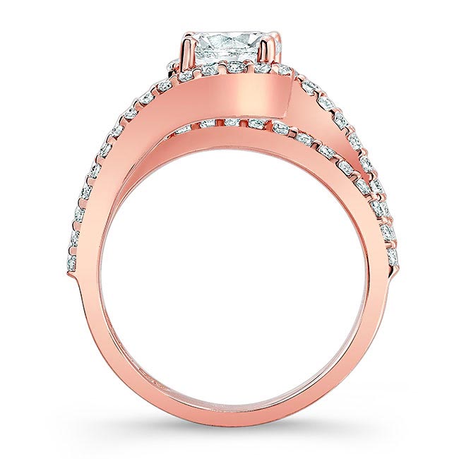 Rose Gold 1 Carat Diamond Ring Image 2