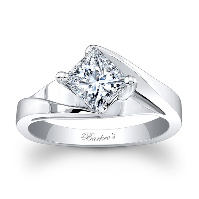 Solitaire Princess Diamond Ring