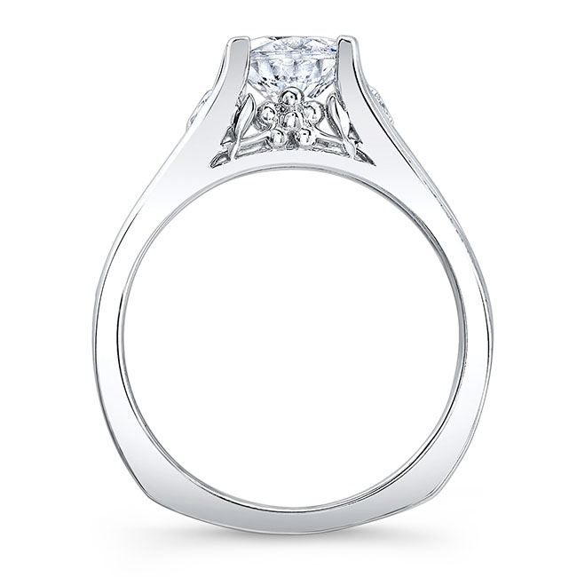 Platinum Cathedral Diamond Ring Image 2