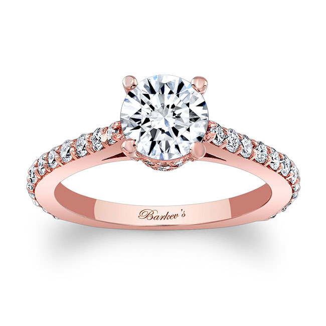 Rose Gold Traditional Diamond Ring