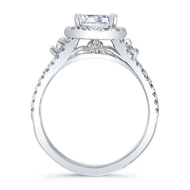 1.5 Carat Cushion Cut Moissanite Ring Image 2