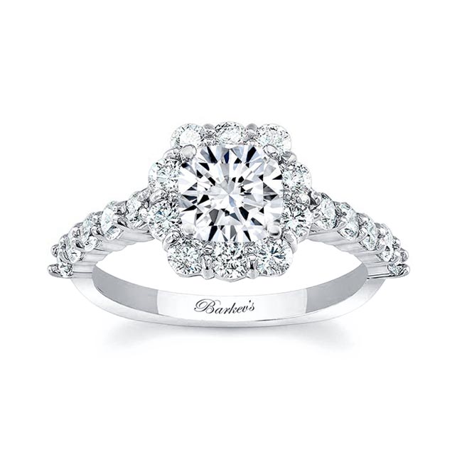 1 Carat Diamond Halo Ring